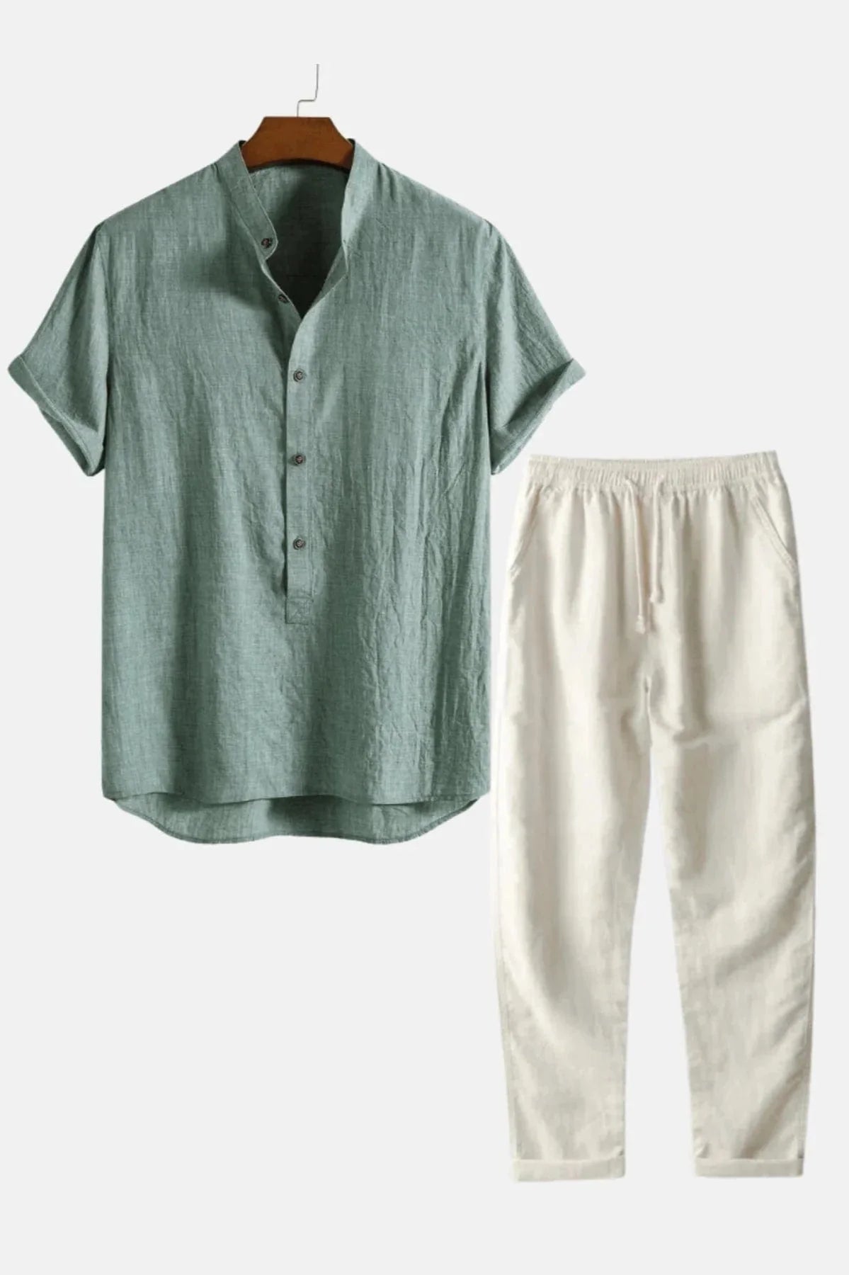 Refined Elegant Linen Outfit For Men
