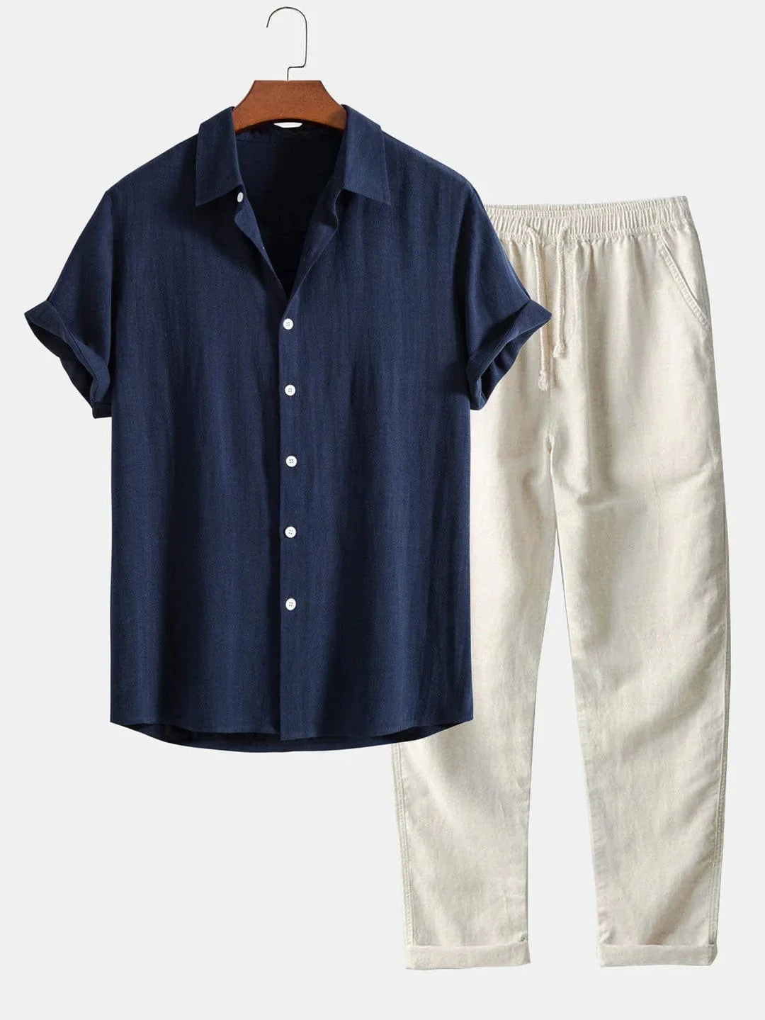 Refined Elegant Linen Outfit For Men