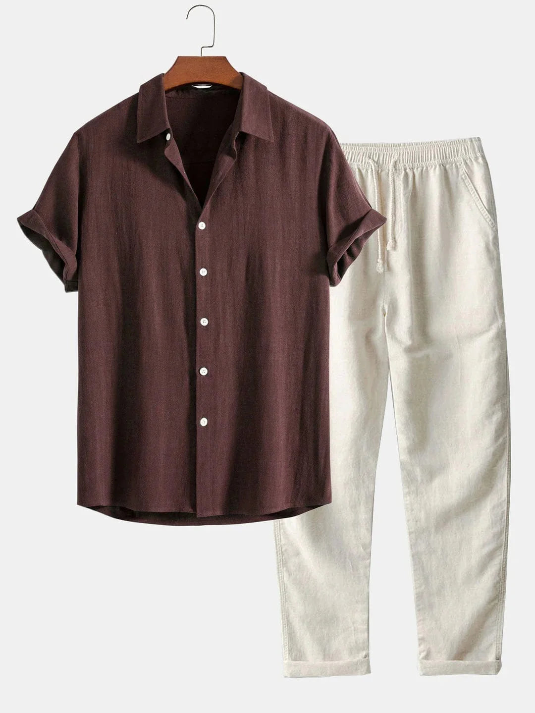 Refined Elegant Linen Outfit For Men