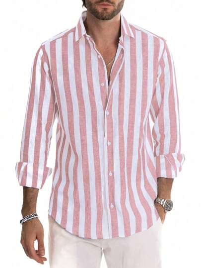 Nurozis | Men’s Striped Summer Shirt
