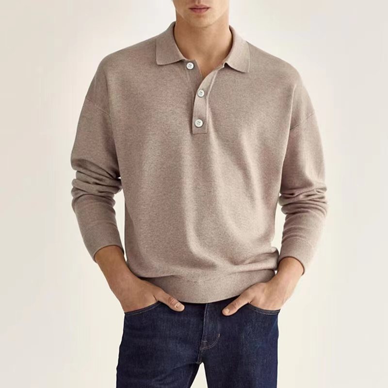 Julian | Polo Sweater | Tijdloze Casual Stijl | Zachte Blend