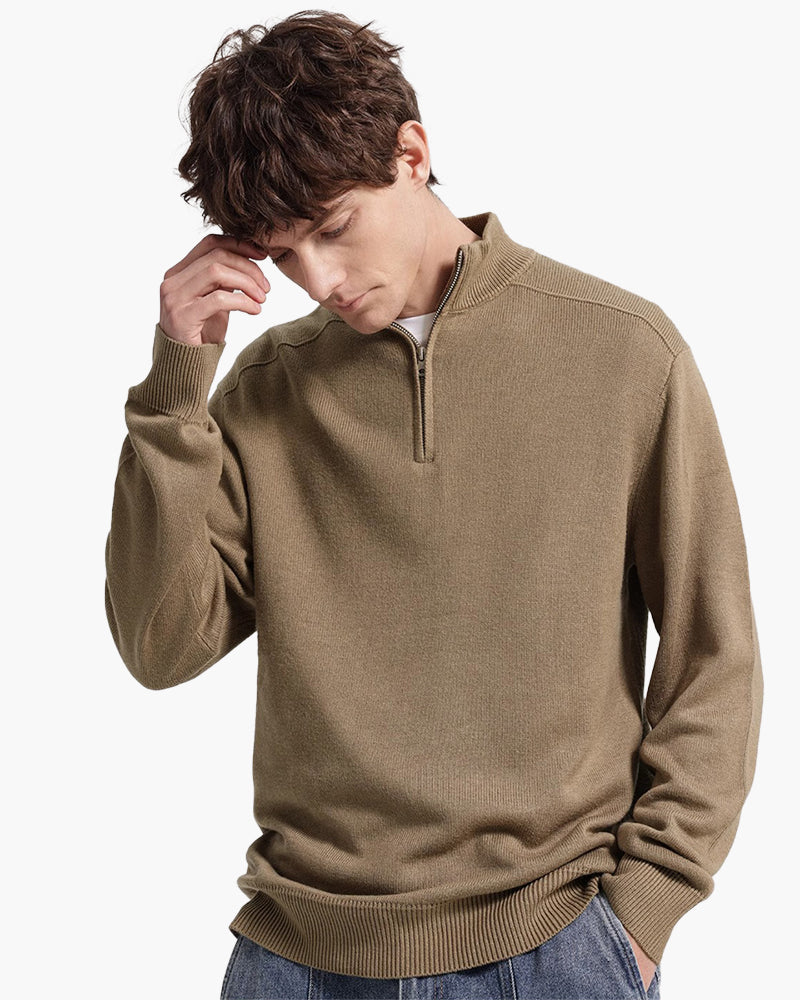 Nurozis | Merino Wool Half-Zip Jumper