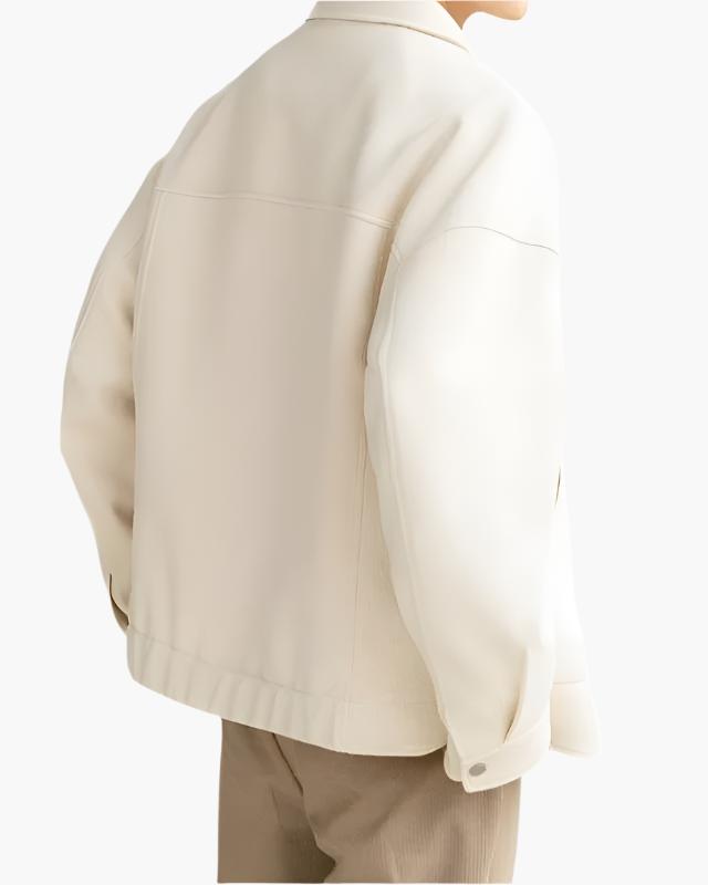 Nurozis | Classic Waffle Textured Overshirt – Off-White