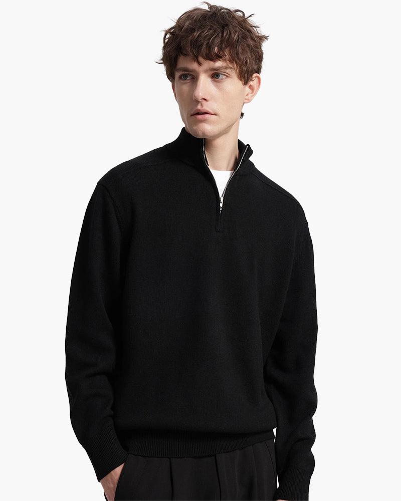 Nurozis | Merino Wool Half-Zip Jumper