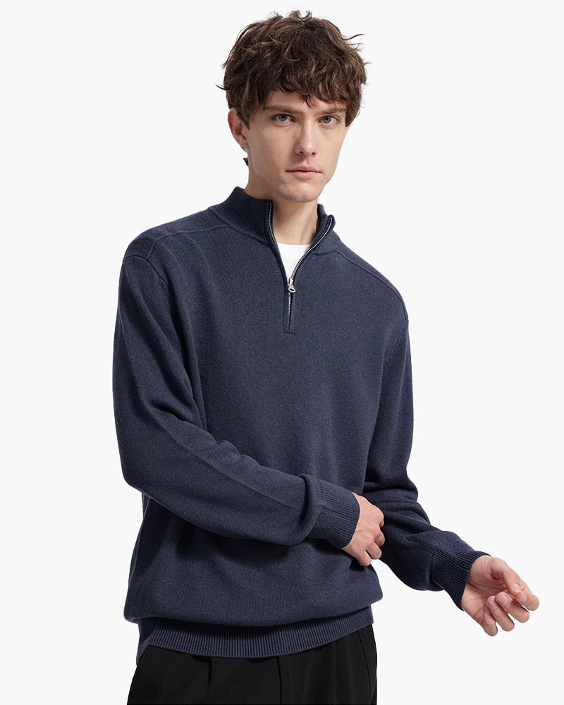 Nurozis | Merino Wool Half-Zip Jumper