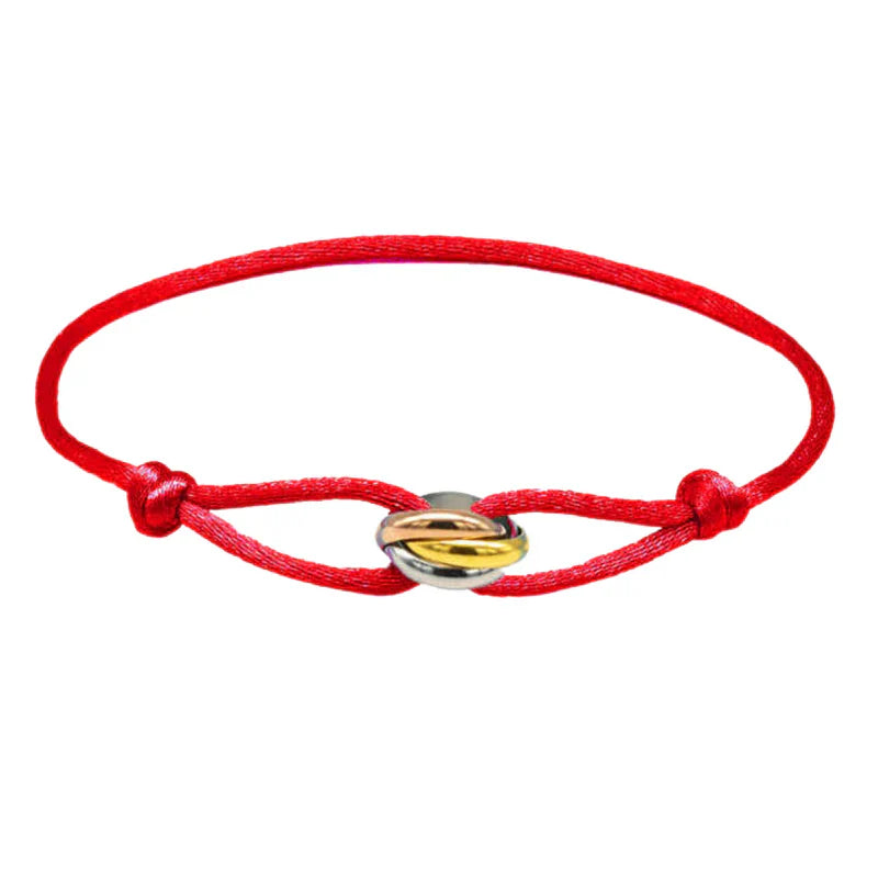 Nurozis | Trinity Stainless Steel Cord Bracelet