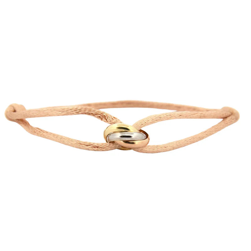 Nurozis | Trinity Stainless Steel Cord Bracelet