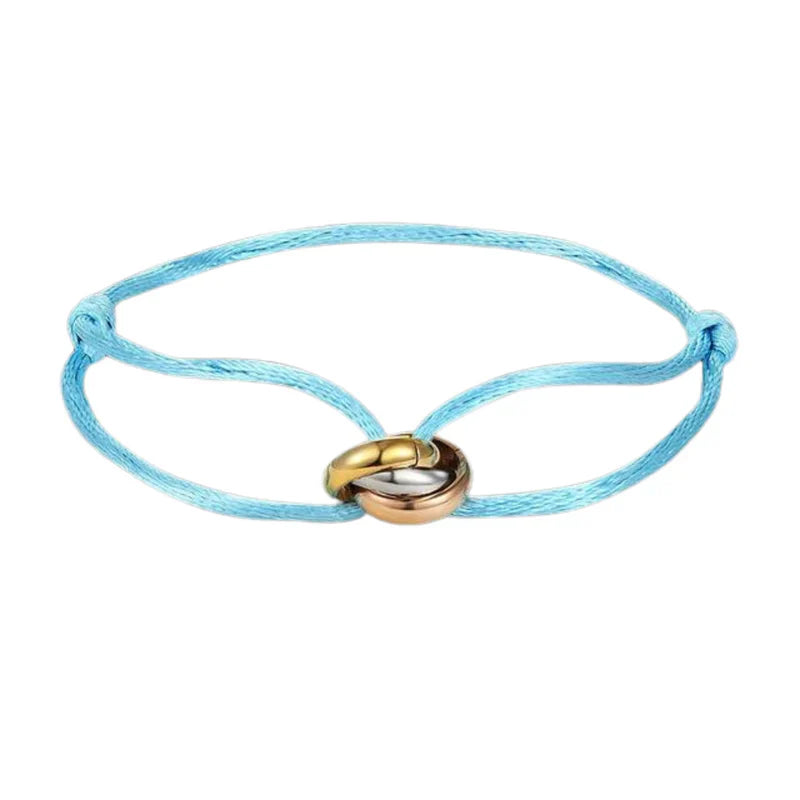 Nurozis | Trinity Stainless Steel Cord Bracelet