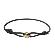 Nurozis | Trinity Stainless Steel Cord Bracelet