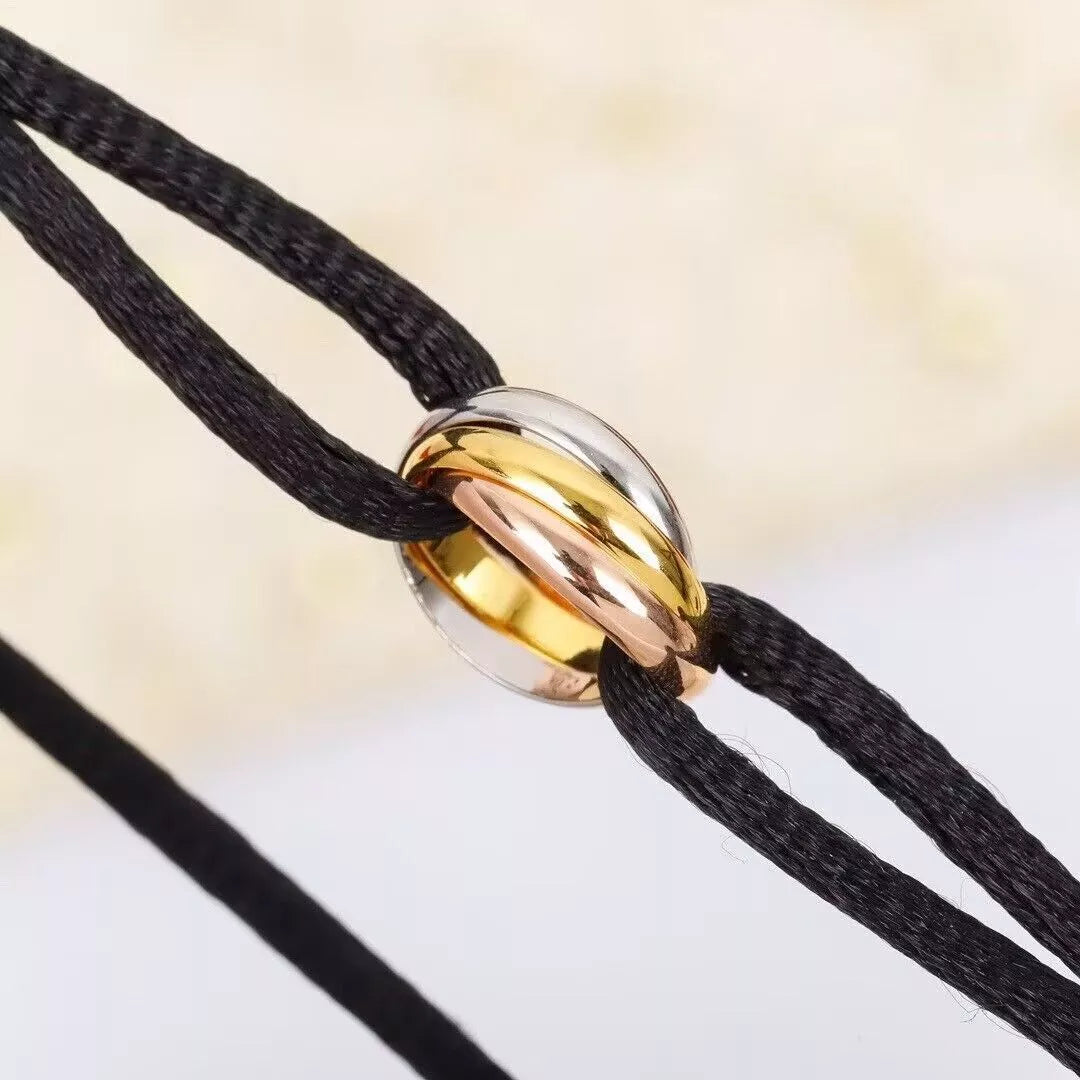 Nurozis | Trinity Stainless Steel Cord Bracelet