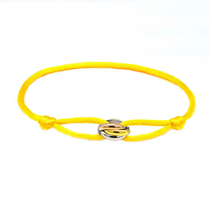 Nurozis | Trinity Stainless Steel Cord Bracelet