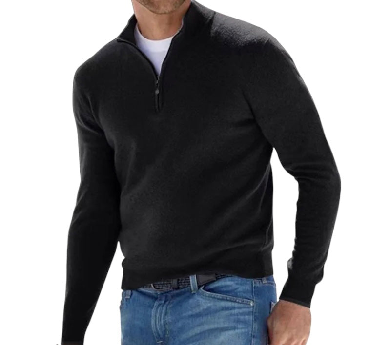 RICK | Comfortabele Pullover met Rits voor Heren