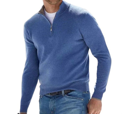 RICK | Comfortabele Pullover met Rits voor Heren