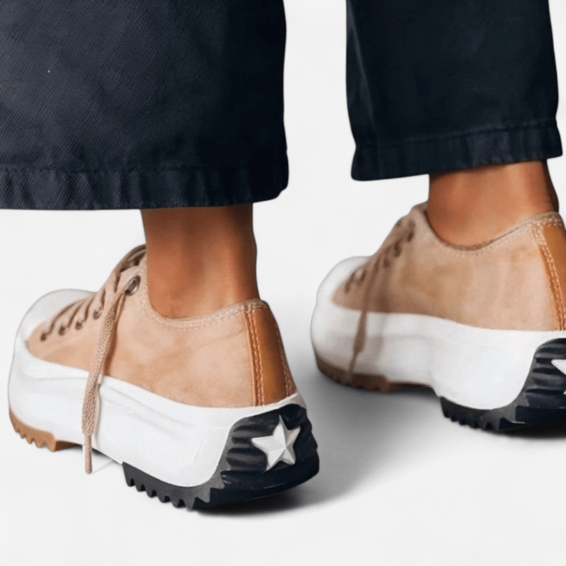 Nurozis | Platform Leather Trainers