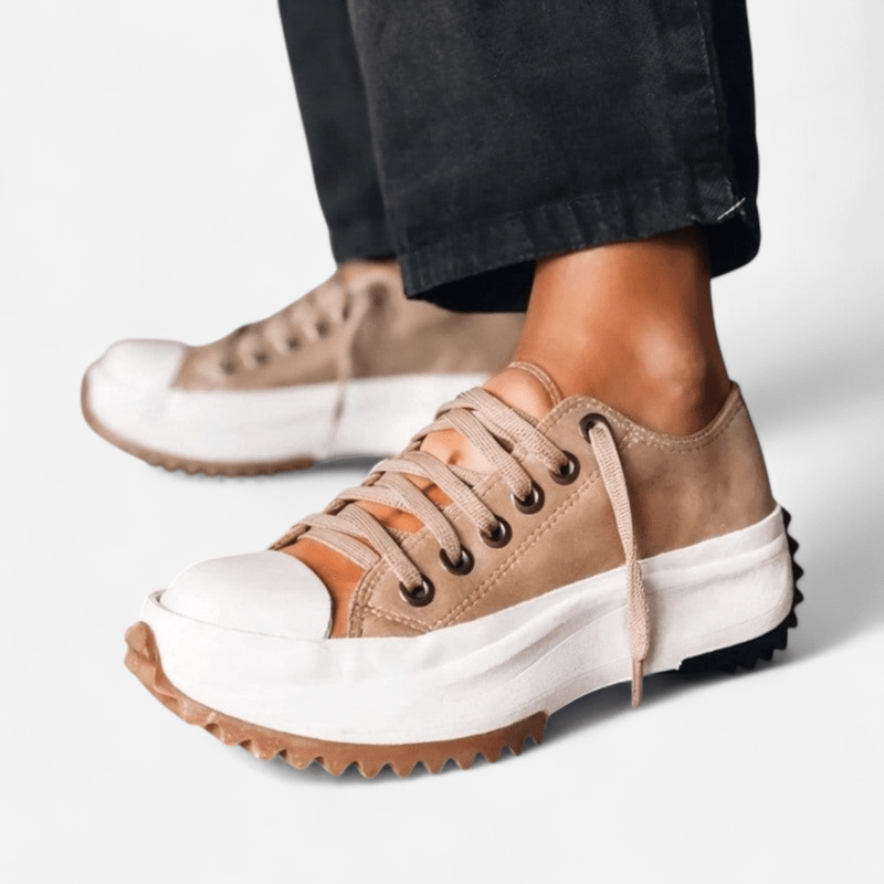 Nurozis | Platform Leather Trainers