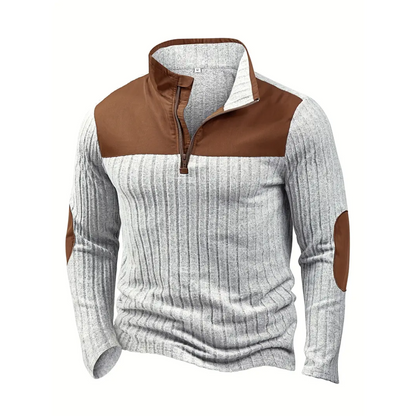 ROGE | STOERE GEBREIDE HERENPULLOVER