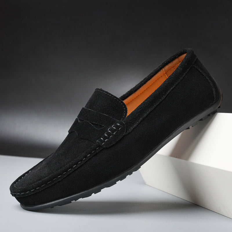 Nurozis | Retro Suède Loafers For Men