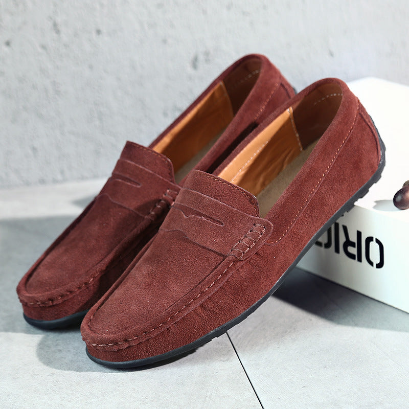 Nurozis | Retro Suède Loafers For Men