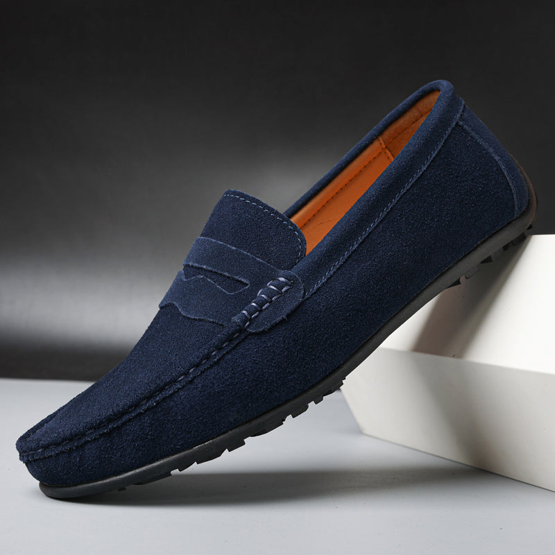 Nurozis | Retro Suède Loafers For Men