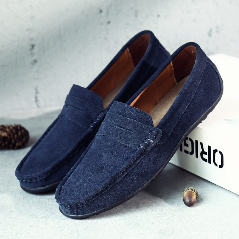 Nurozis | Retro Suède Loafers For Men