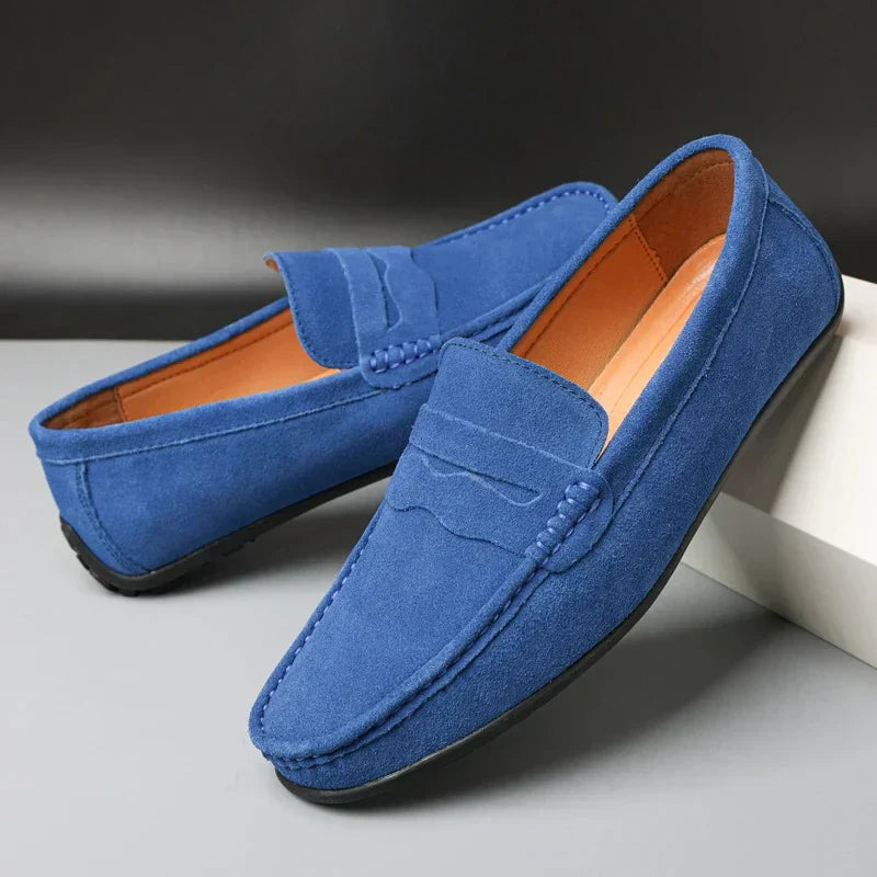 Nurozis | Retro Suède Loafers For Men