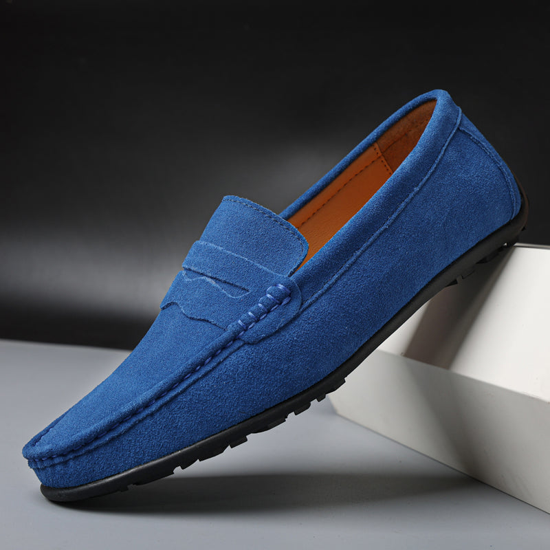Nurozis | Retro Suède Loafers For Men