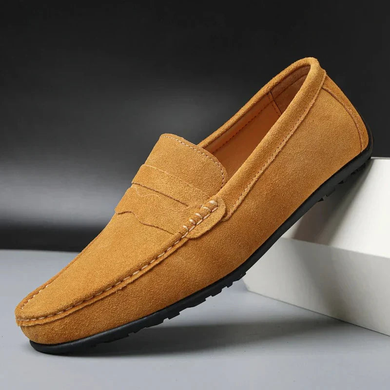 Nurozis | Retro Suède Loafers For Men
