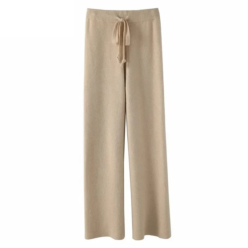 Women’s Wide-Leg Lounge Trousers | Relaxed
