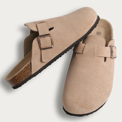 BIRKEN - Old Money Suede Klompen