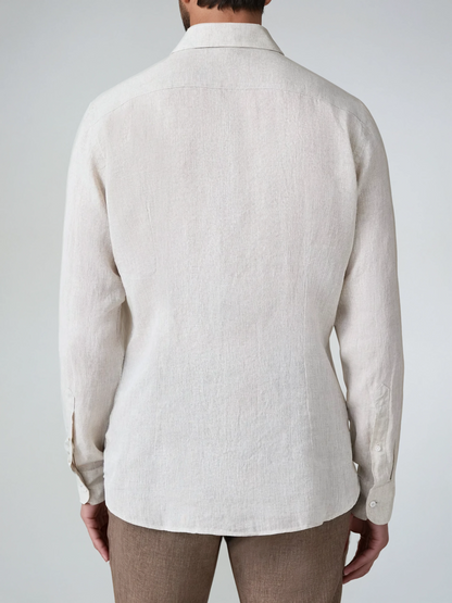 Linnen Overhemd Beige
