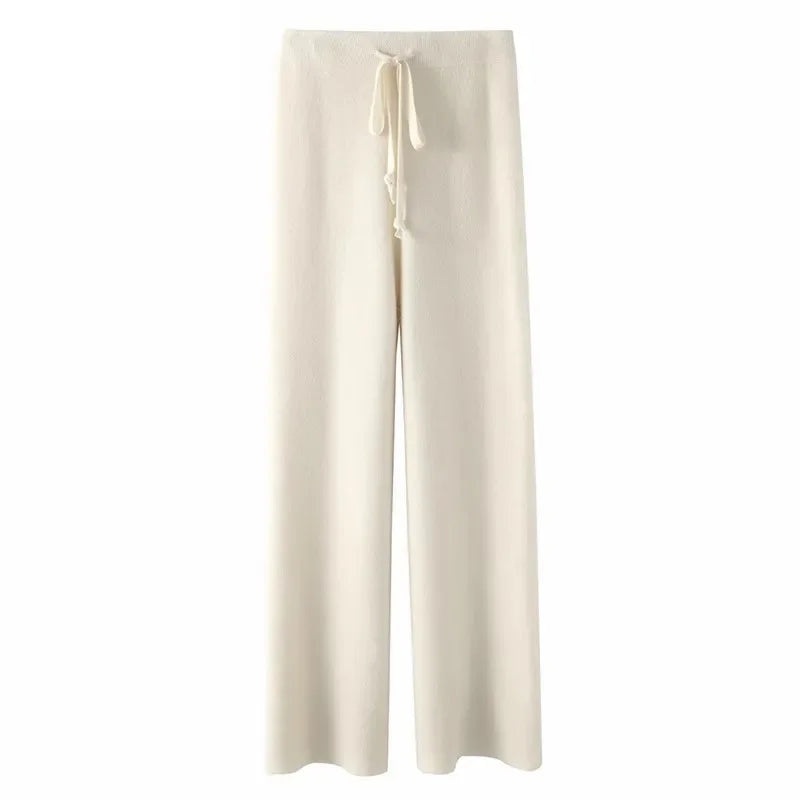 Women’s Wide-Leg Lounge Trousers | Relaxed