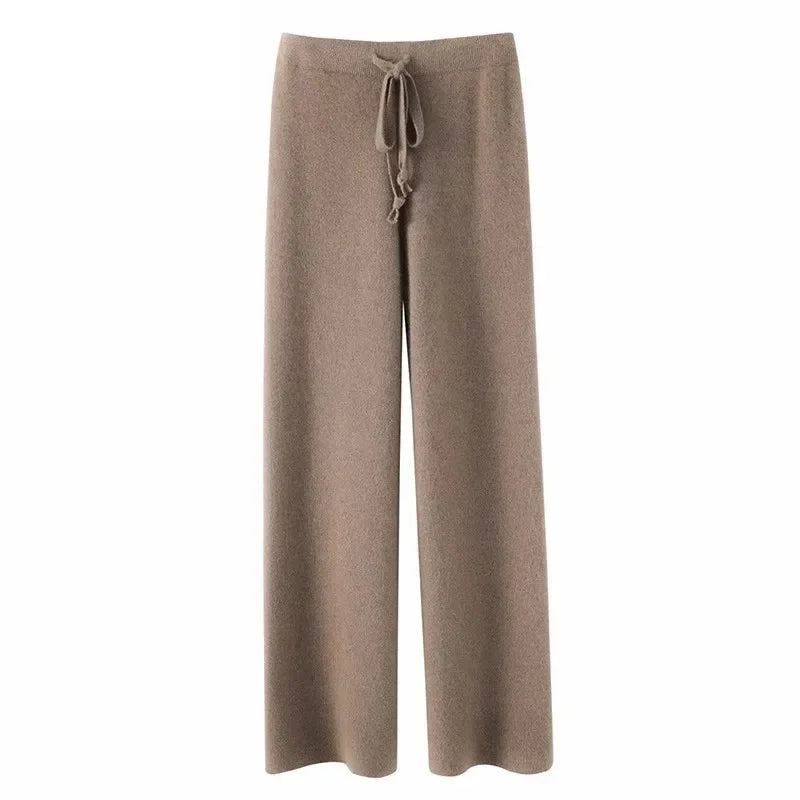 Women’s Wide-Leg Lounge Trousers | Relaxed