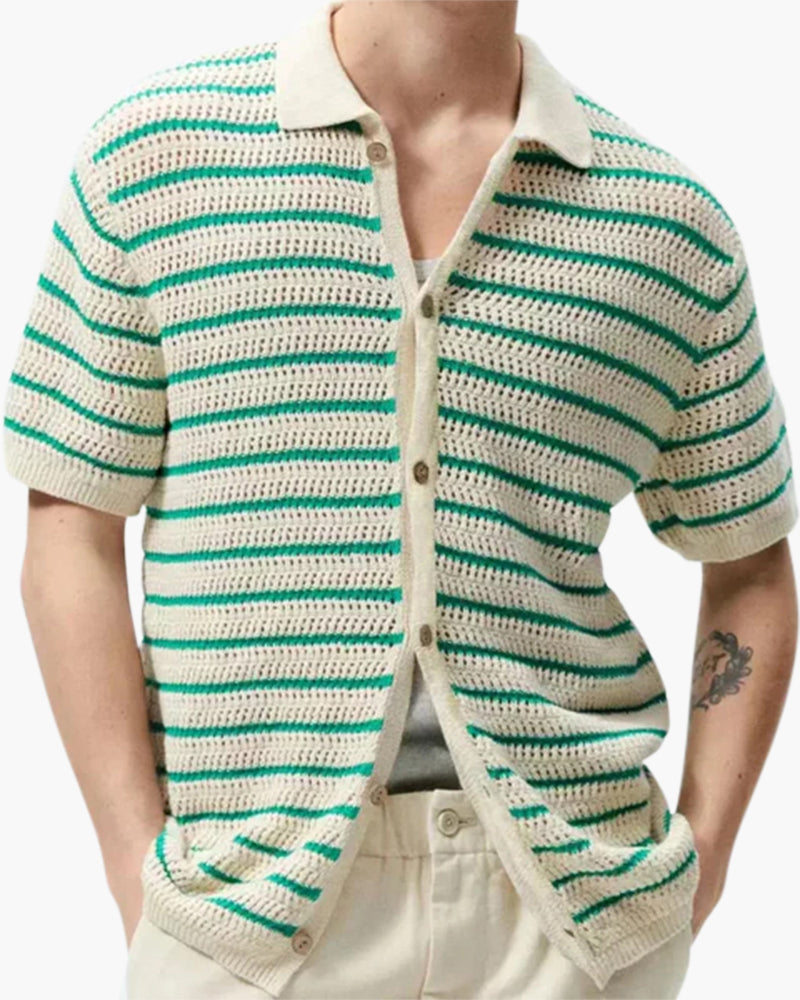 Nurozis | Marbella Short Knitted Sleeve Shirt