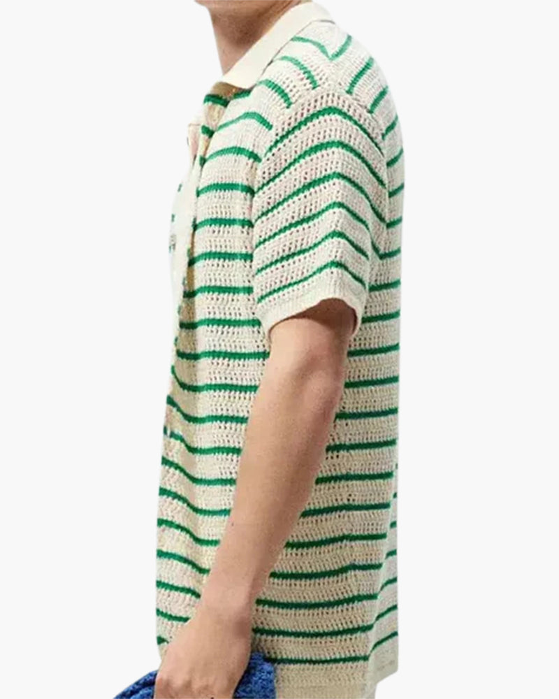 Nurozis | Marbella Short Knitted Sleeve Shirt