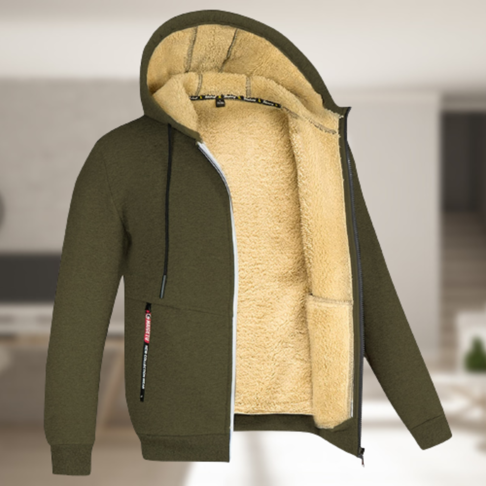 Men’s Winter Zip Jacket | Casual