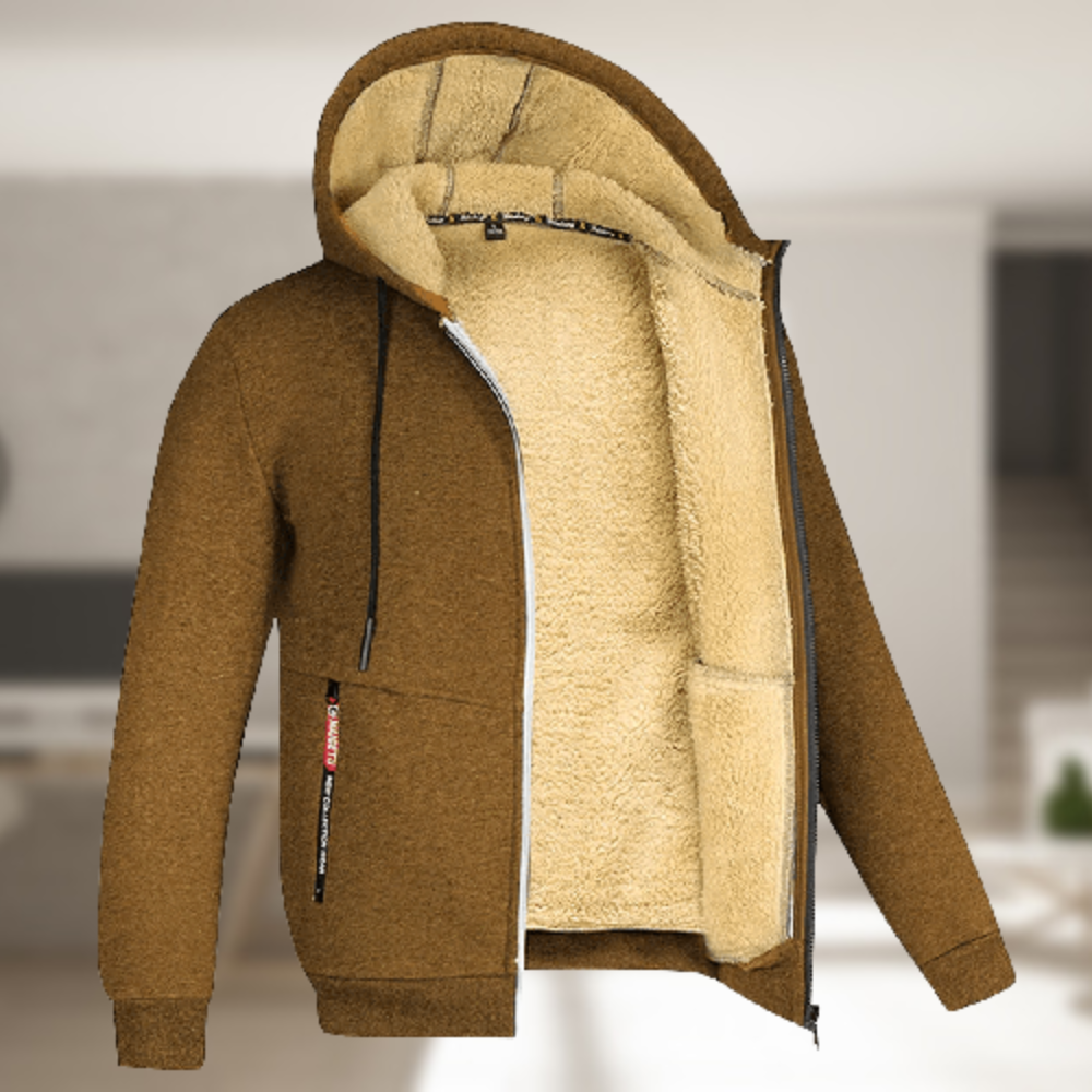 Men’s Winter Zip Jacket | Casual