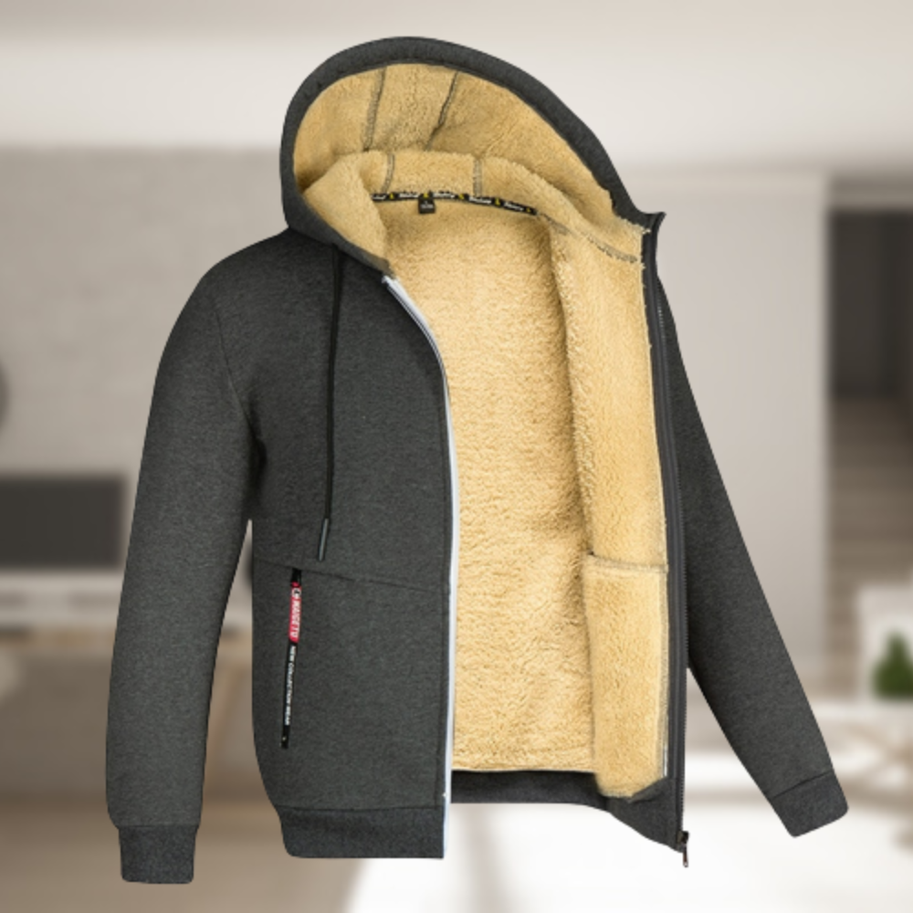 Men’s Winter Zip Jacket | Casual