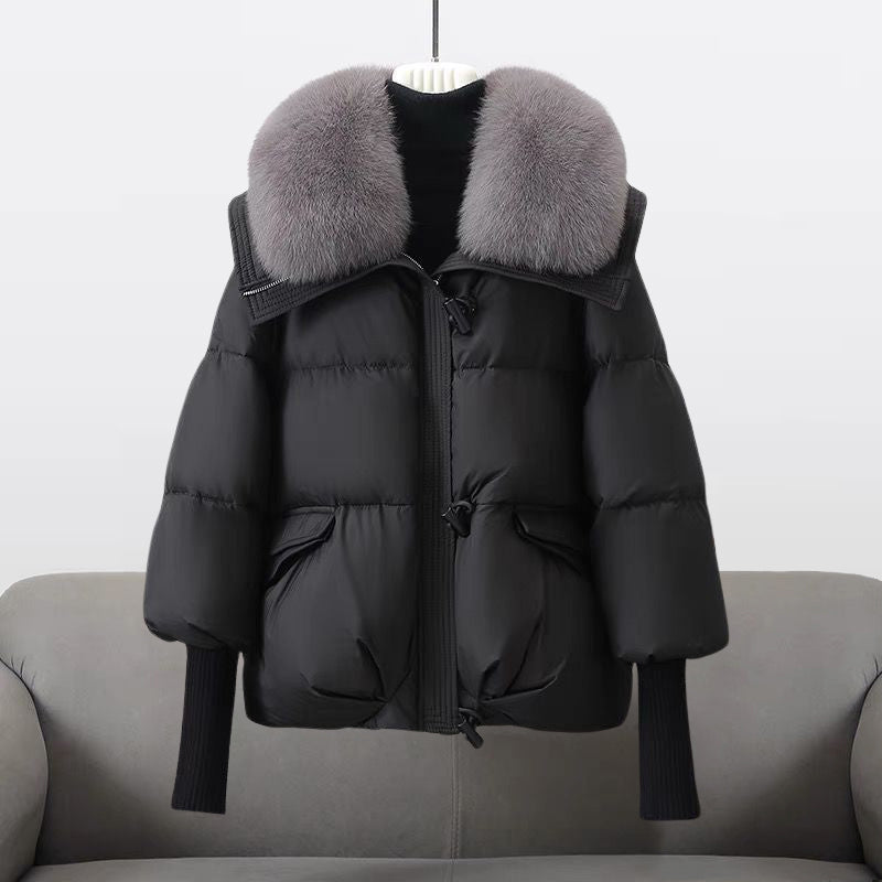 Women’s Fur Collar Puffer Jacket | Warm