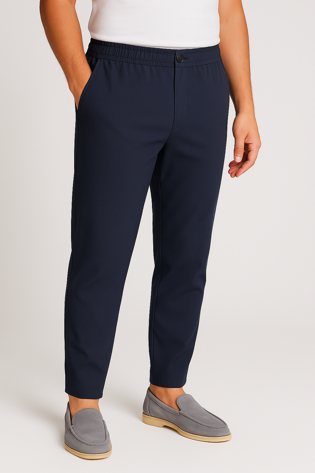 Men’s Navy Chino Trousers