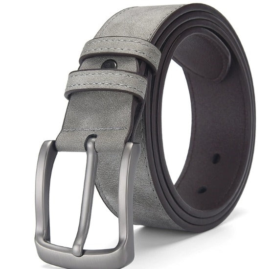 Suede Belt - Grey