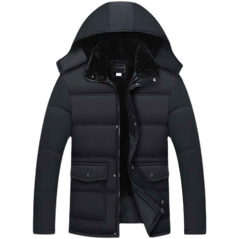 Dindo - Parka | Luxe lange winterjas voor heren met fleece voering