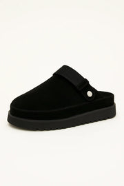 Women's Velvet Slippers Casual Thick Sole Back Strap