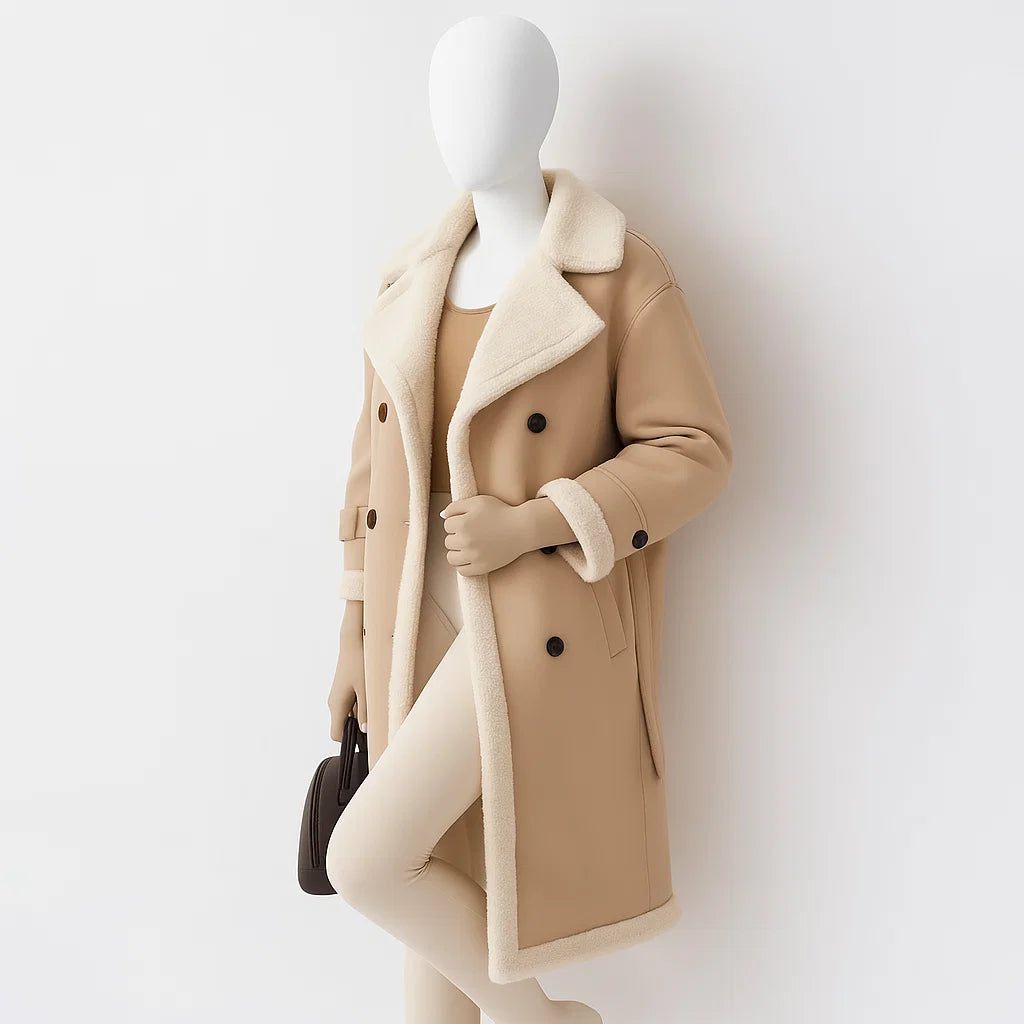 Women’s Belted Maxi Coat | Elegant