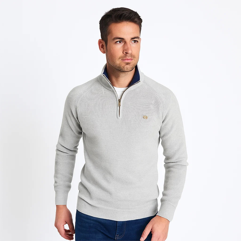Men’s Quarter-Zip Sweater | Stylish