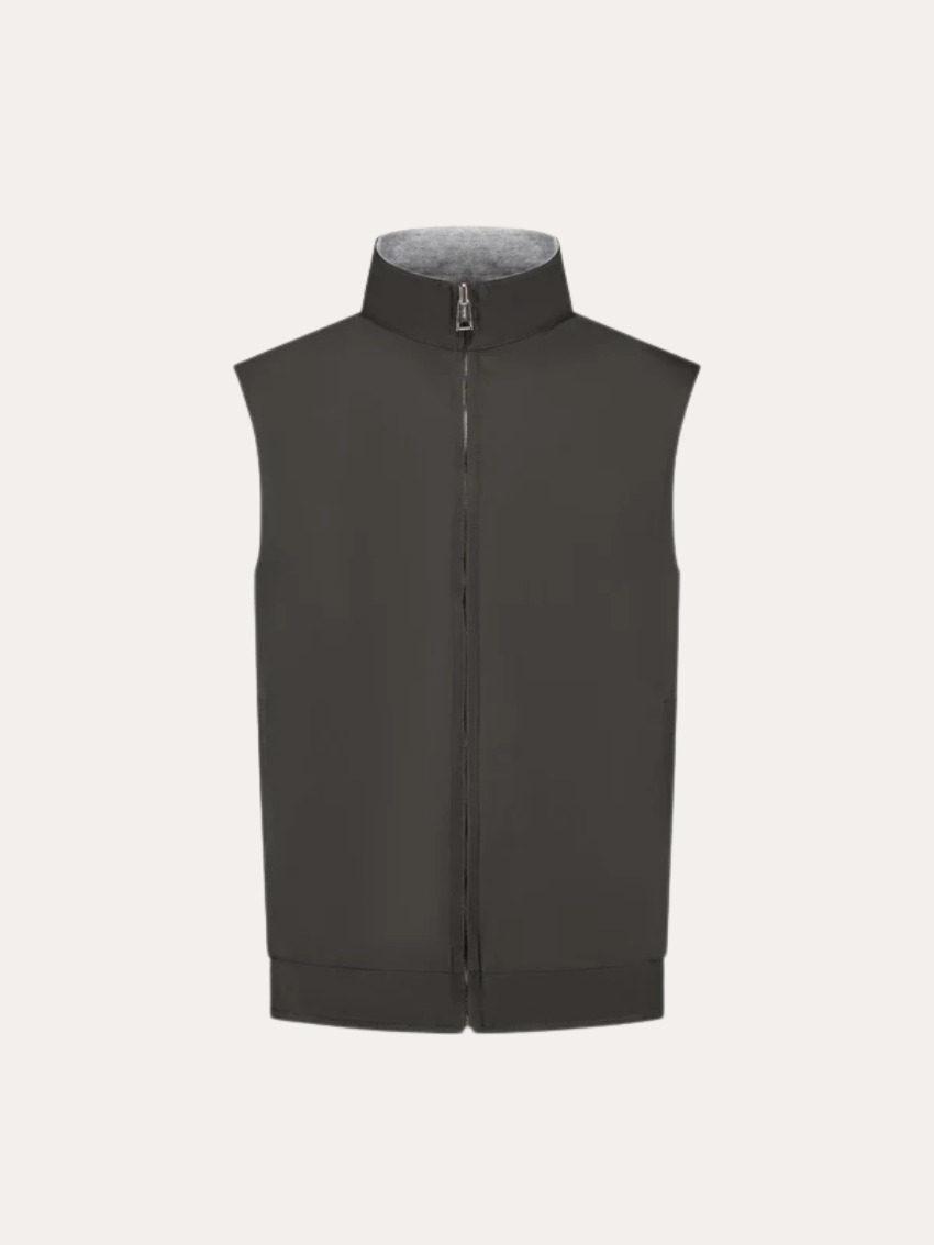 Reversible City Body Warmer - Zwart