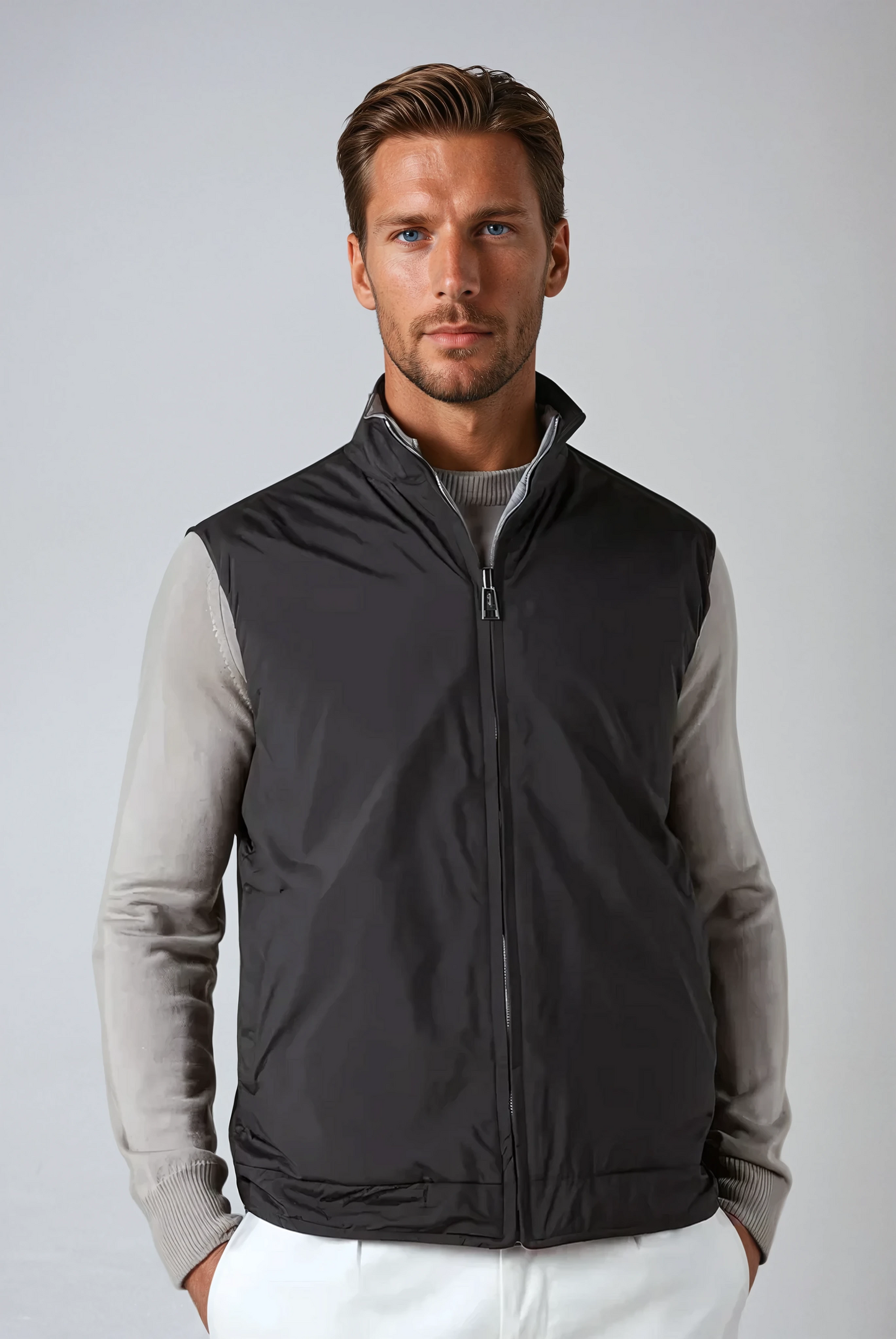 Reversible City Body Warmer - Zwart