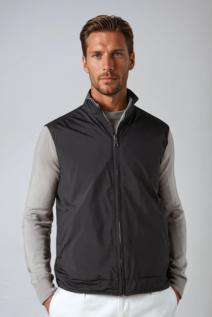 Reversible City Body Warmer - Zwart