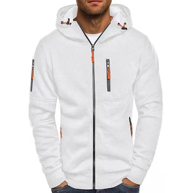 Men’s Hooded Zip Sweatshirt | Stylish