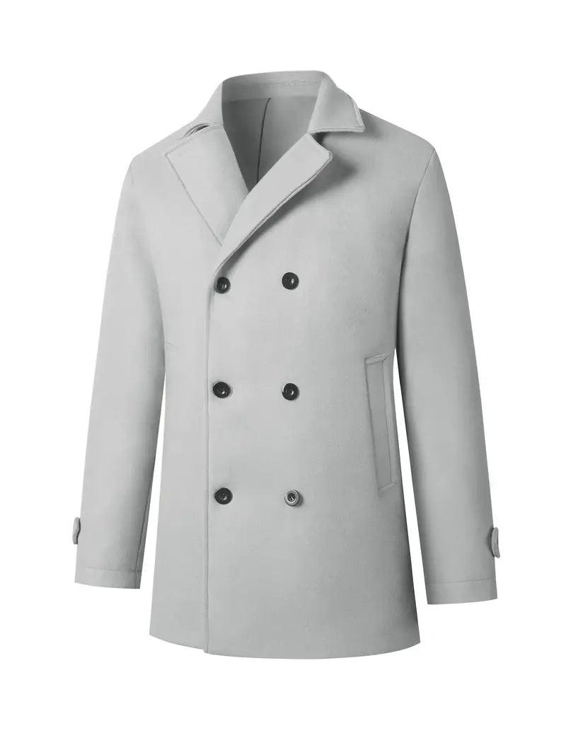 Old Money Elegante Trenchcoat Voor Heren