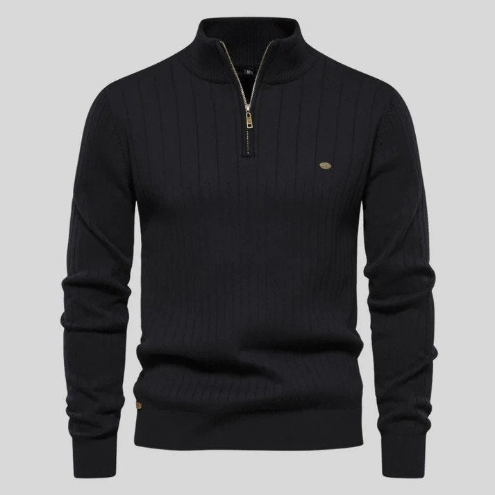Nurozis | Half-Zip Knit Jumper for Men